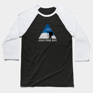 Hike Free 603 - Mount Washington Summit in Winter Baseball T-Shirt